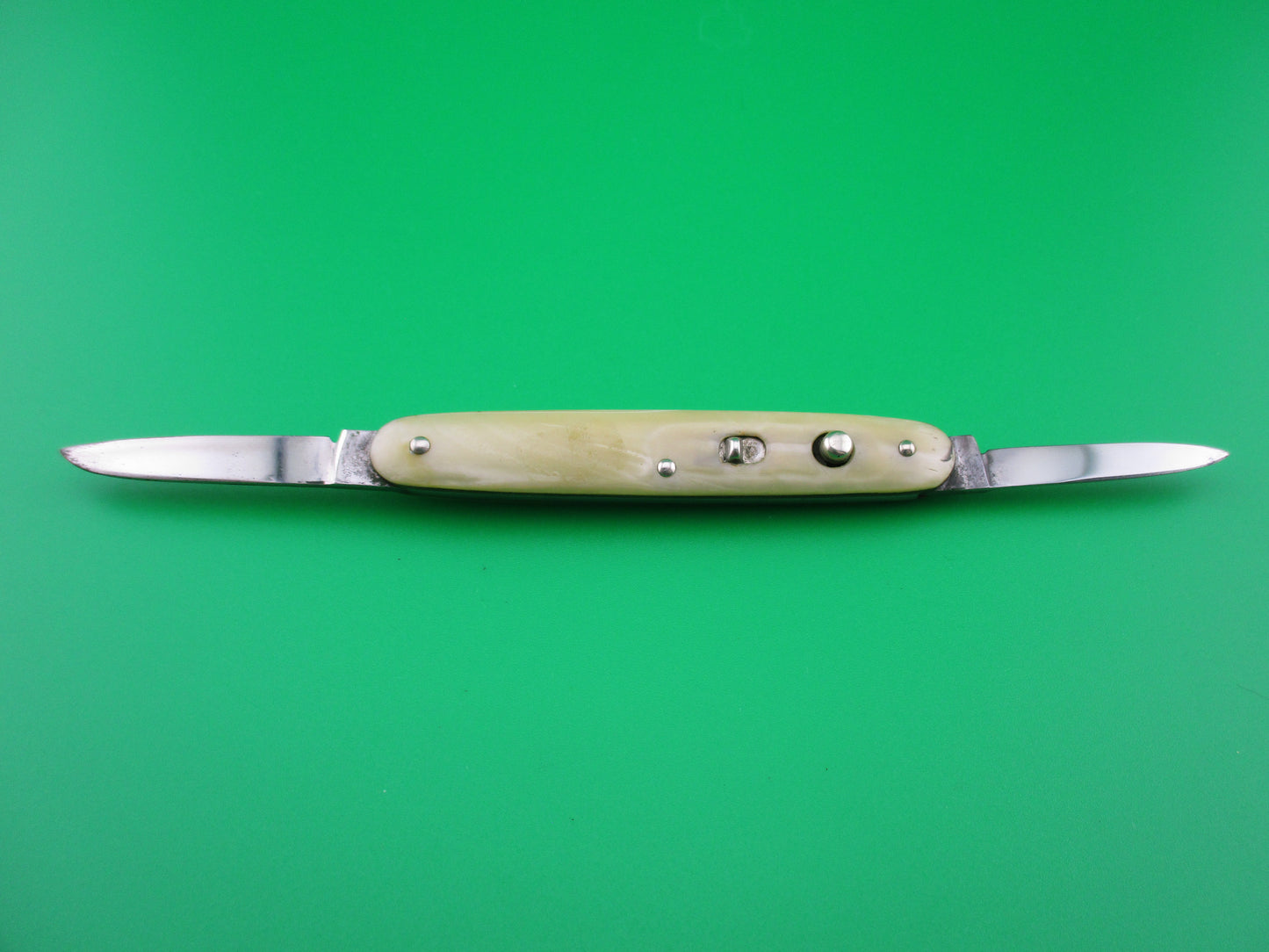 Schrade Walden small double Marine Pearl cell switchblade knife EX+