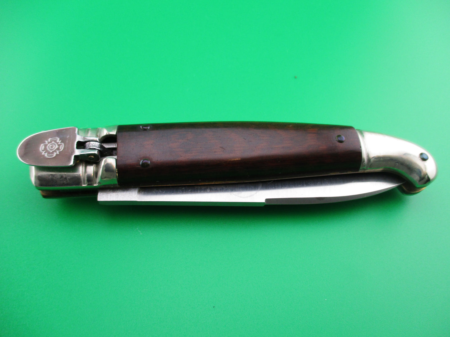 z Rostfrei SCORPION Italian Birds head lever Snake wood & nickel silver