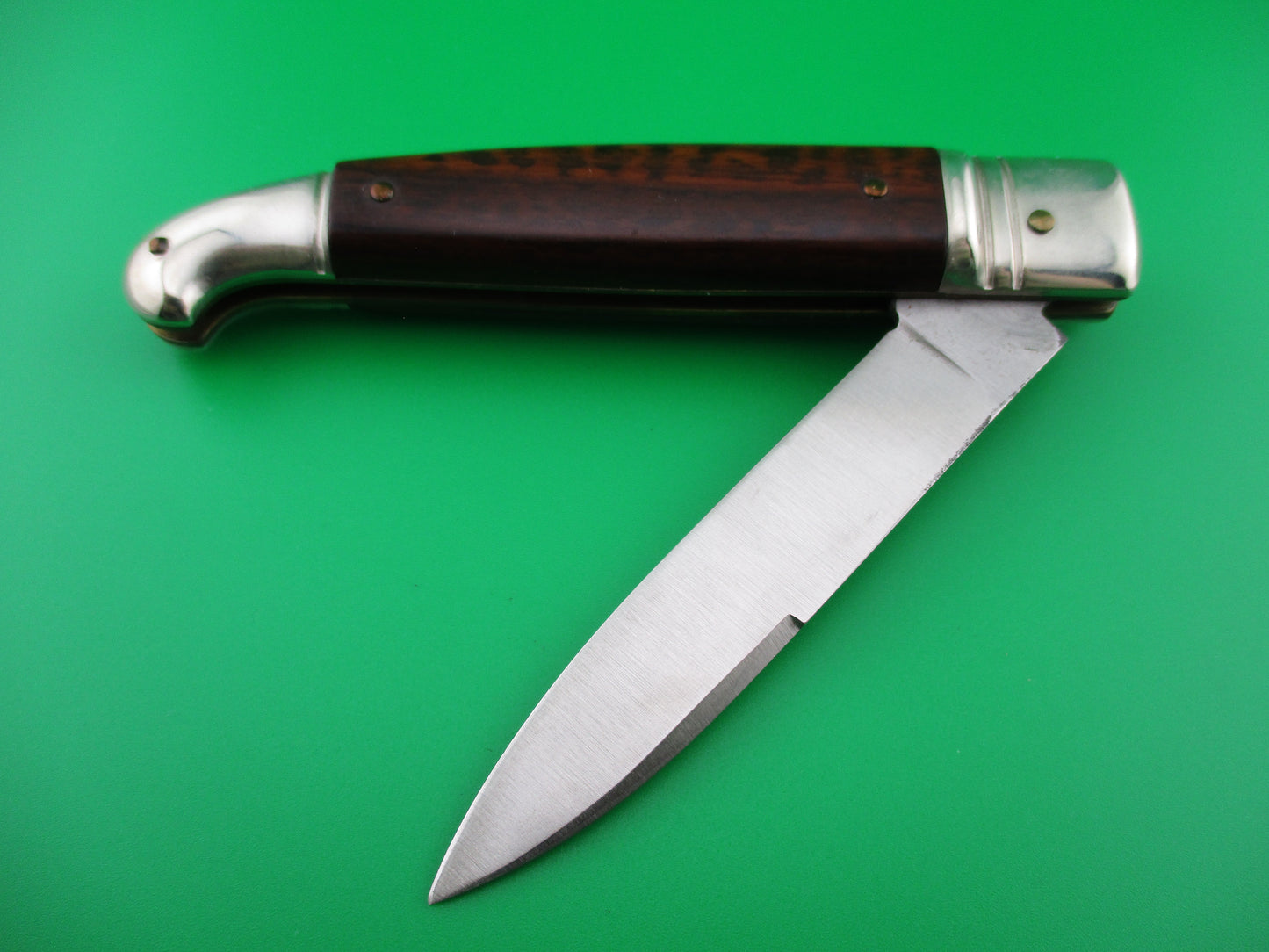 z Rostfrei SCORPION Italian Birds head lever Snake wood & nickel silver