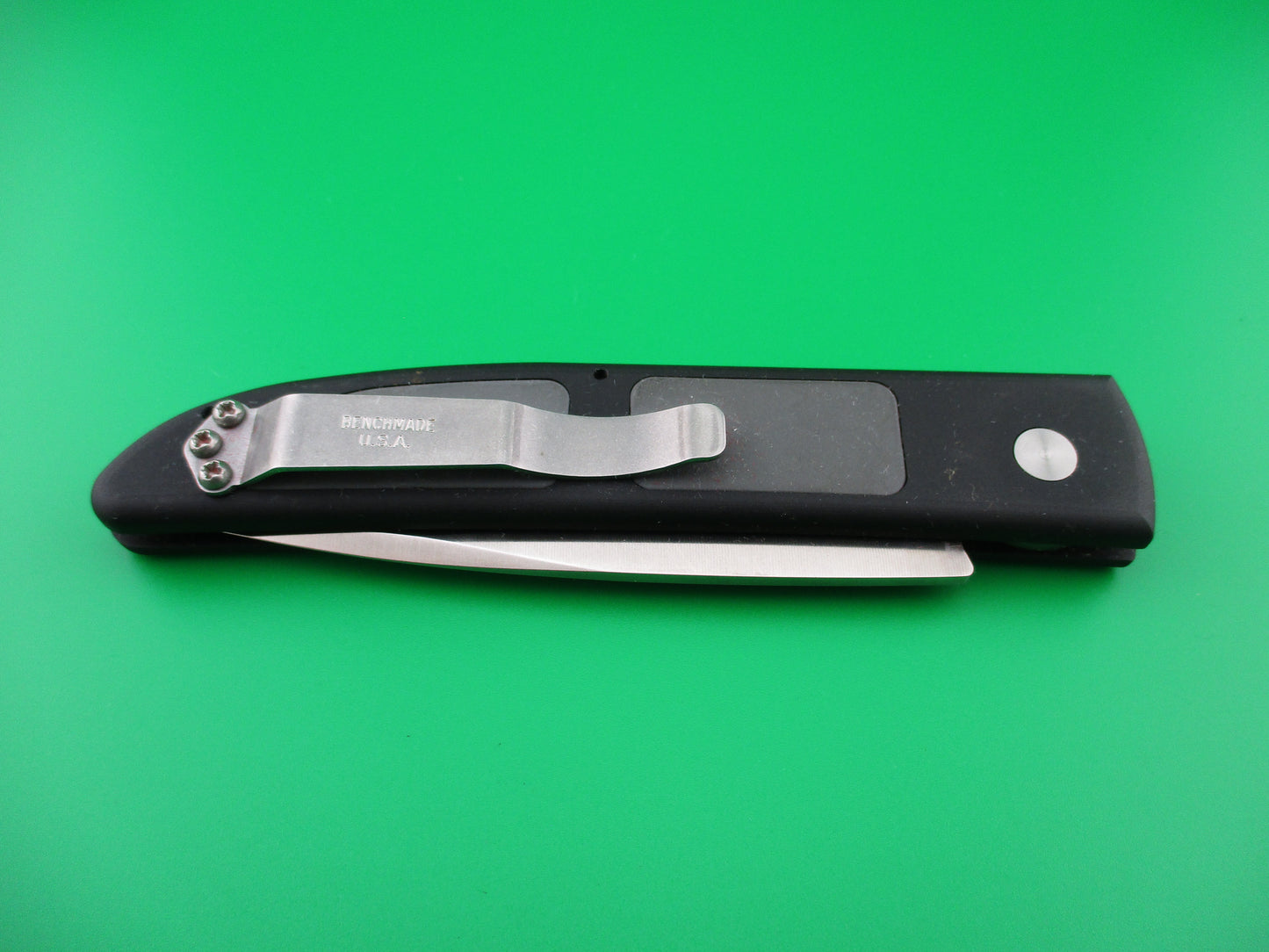 z BENCHMADE 3000S MEL PARDUE design Semi serrated blade automatic knife
