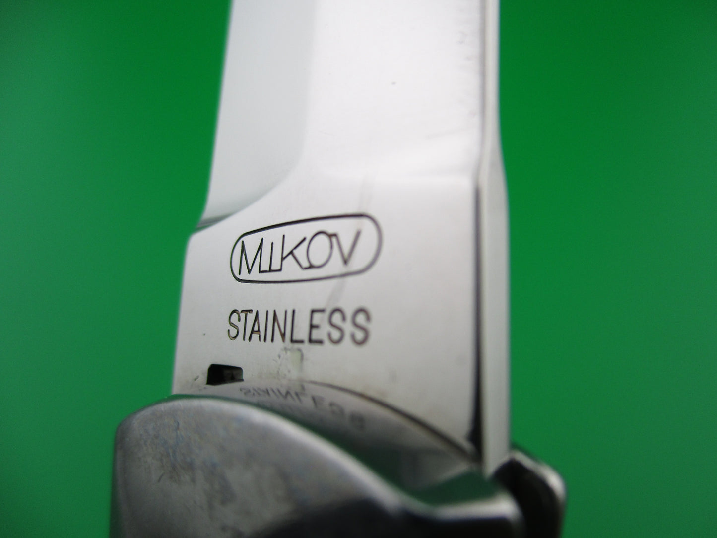 z MIKOV STAINLESS Yellow Lever automatic knife from CZECH REPUBLIC