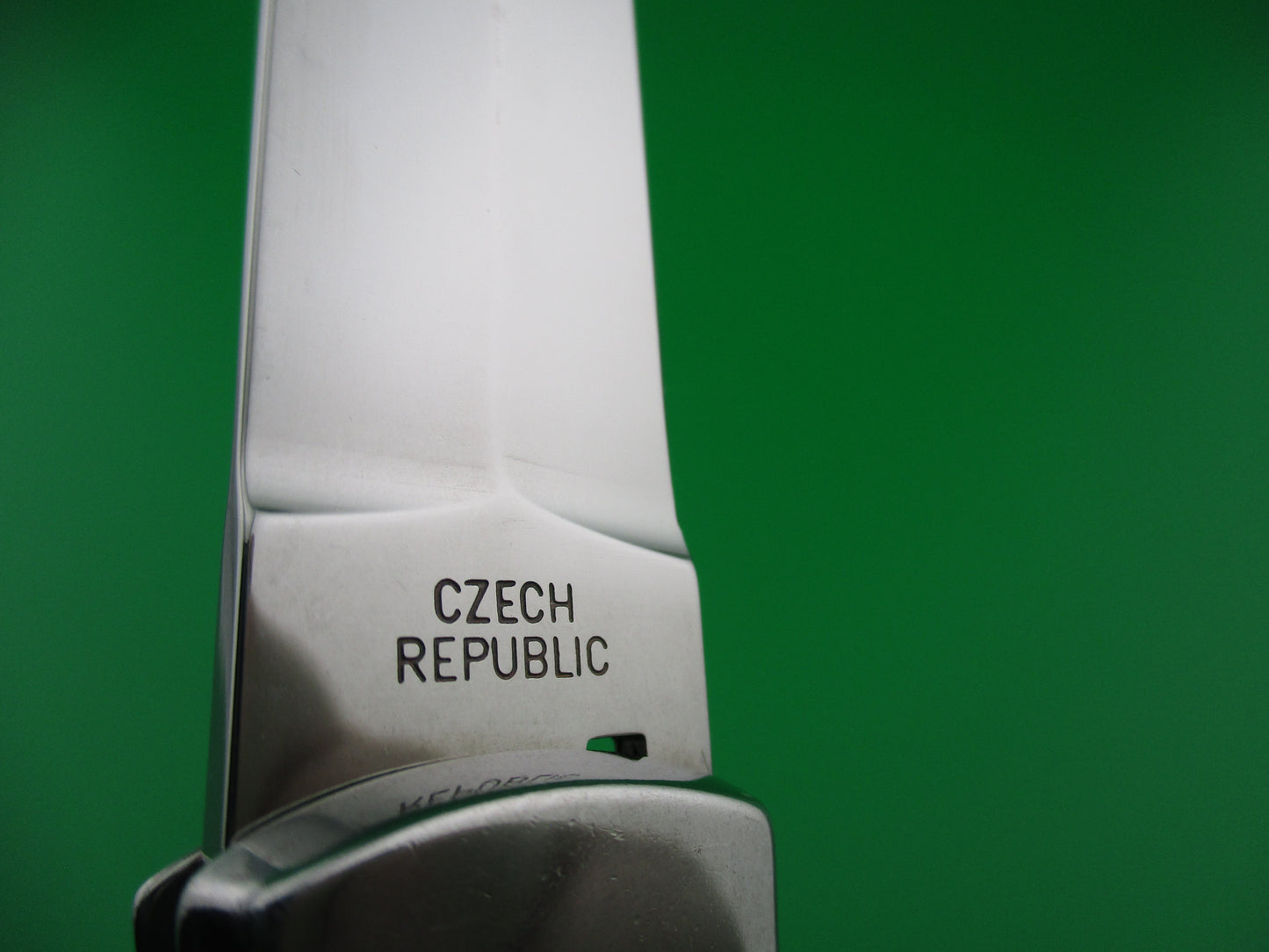 z MIKOV STAINLESS Yellow Lever automatic knife from CZECH REPUBLIC