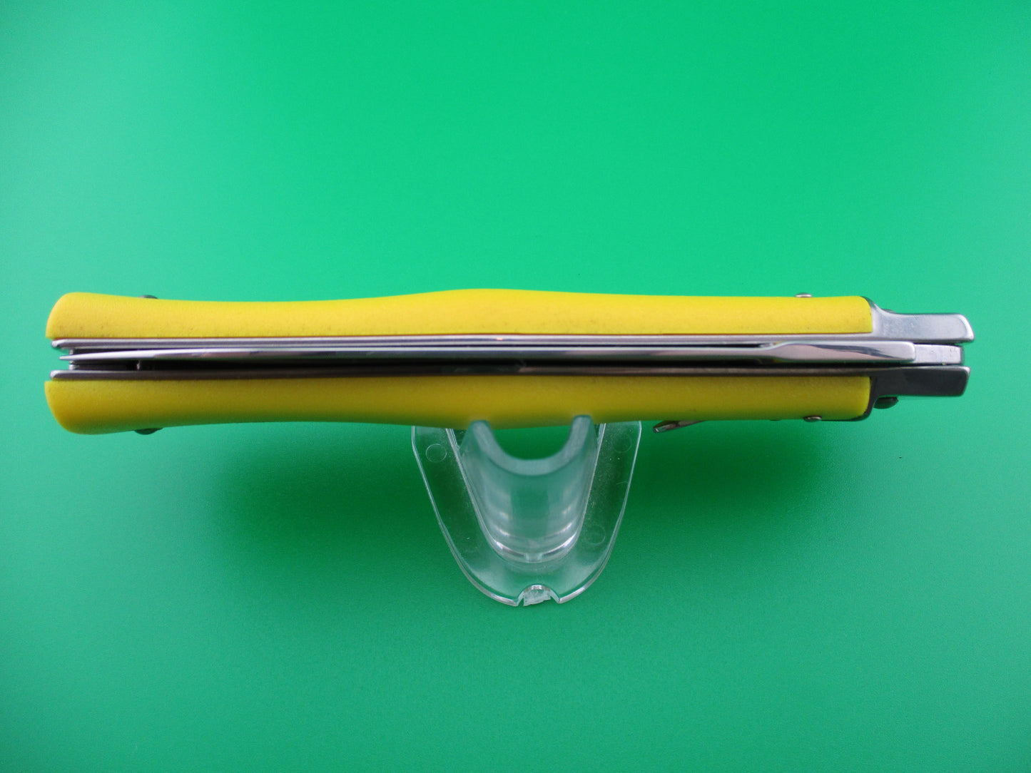 z MIKOV STAINLESS Yellow Lever automatic knife from CZECH REPUBLIC