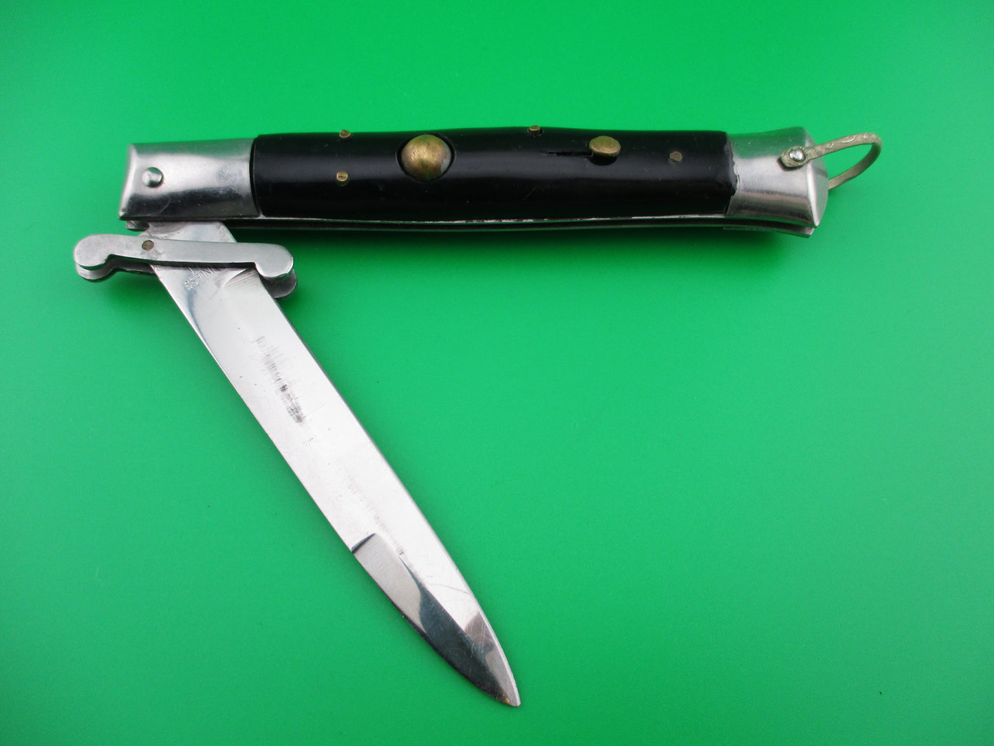 z Rizzuto Style STAINLESS STEEL 22cm Japanese Swing Guard automatic knife