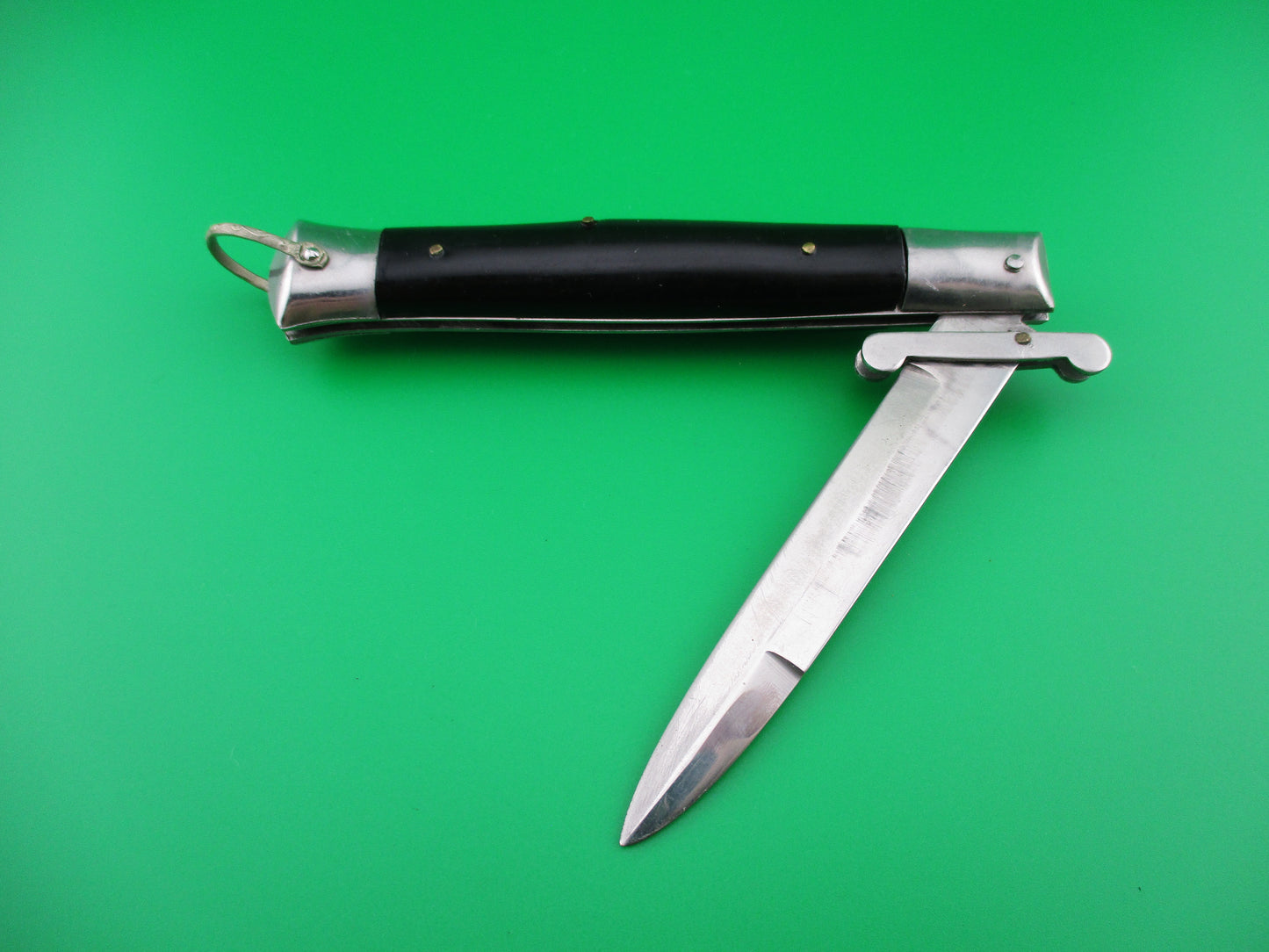 z Rizzuto Style STAINLESS STEEL 22cm Japanese Swing Guard automatic knife