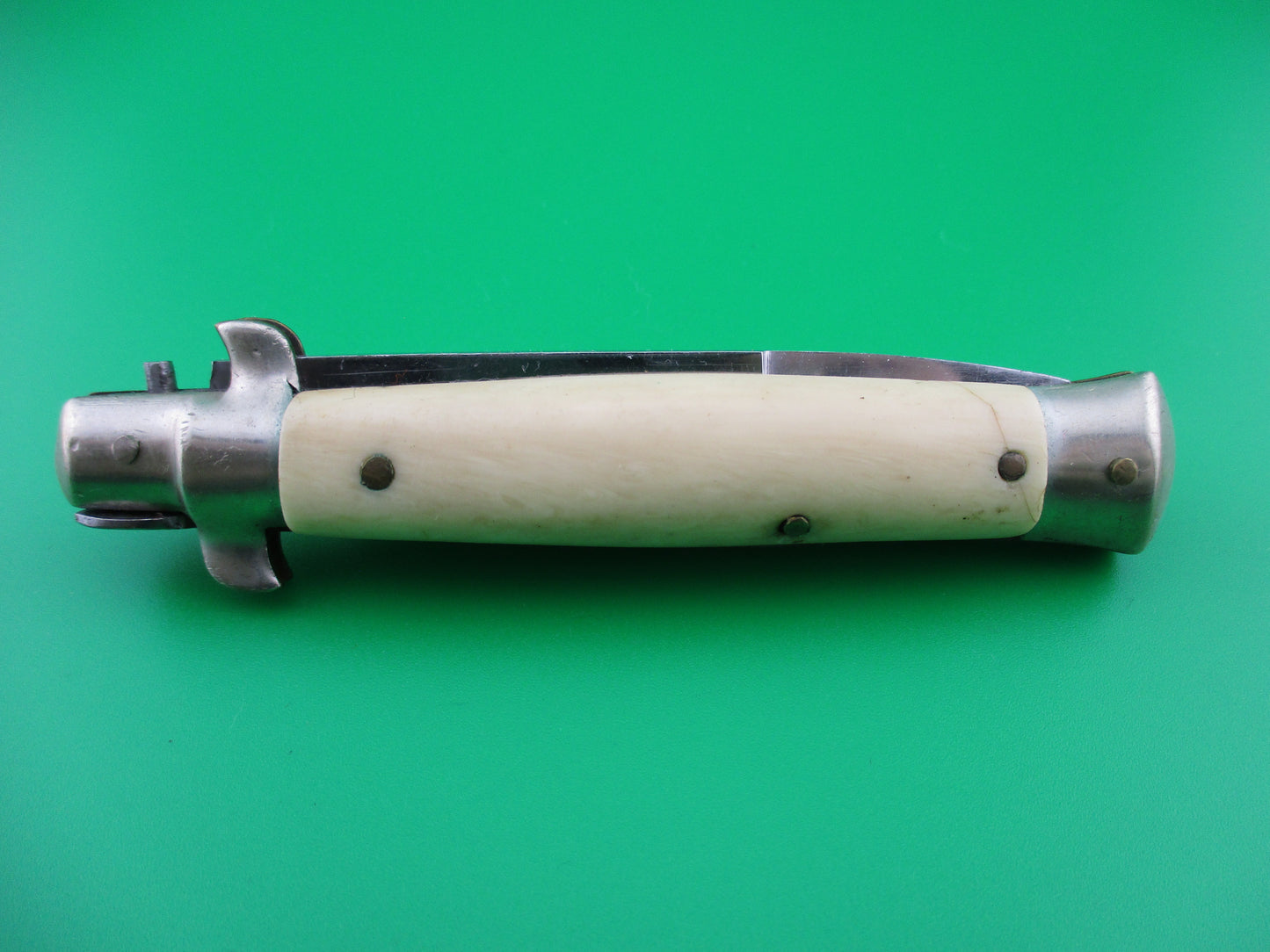 z MICOR STAINLESS STEEL 18cm Japanese Vintage Picklock White switchblade knife