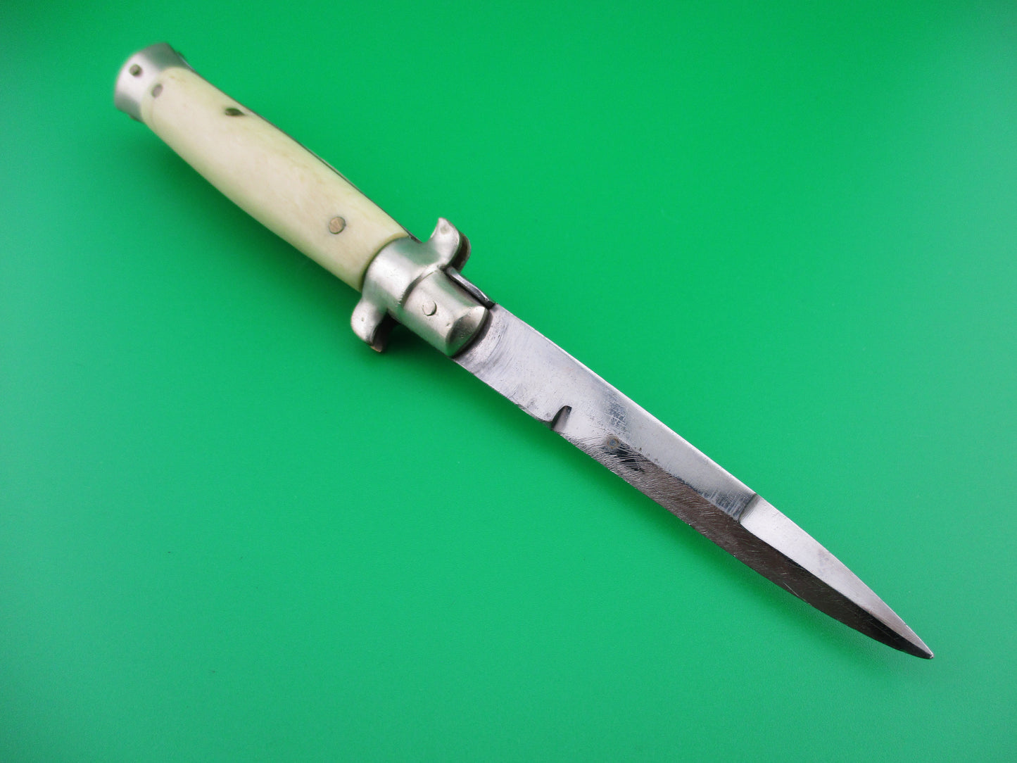 z MICOR STAINLESS STEEL 18cm Japanese Vintage Picklock White switchblade knife