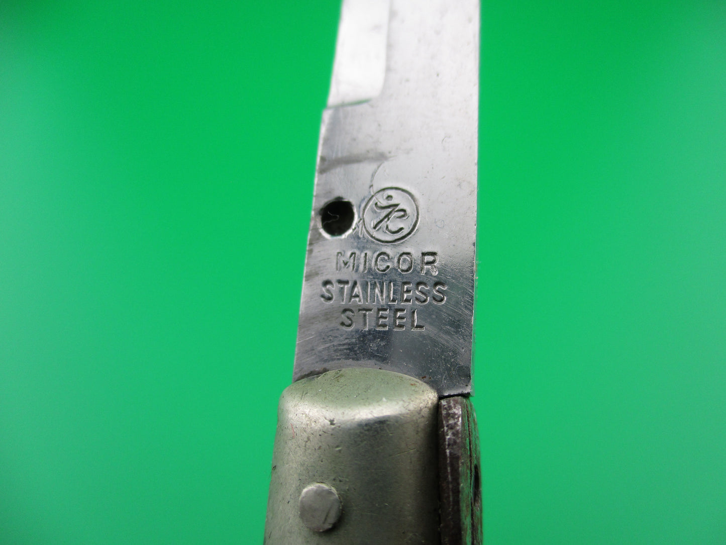 z MICOR STAINLESS STEEL 18cm Japanese Vintage Picklock White switchblade knife