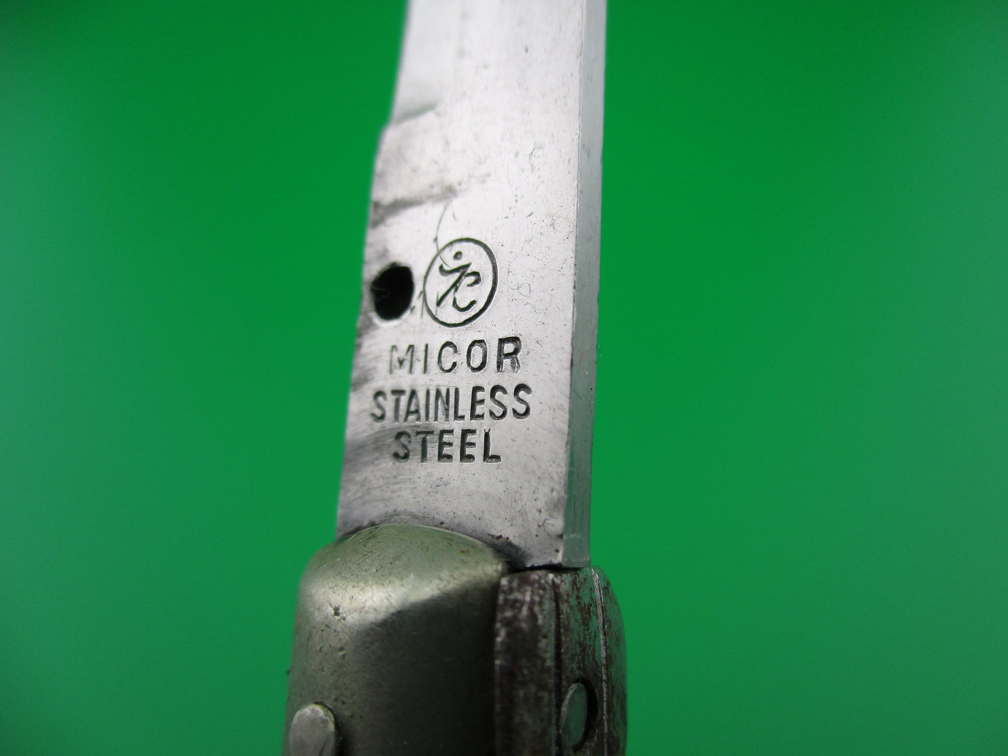 z MICOR STAINLESS STEEL 18cm Japanese Vintage Picklock White switchblade knife