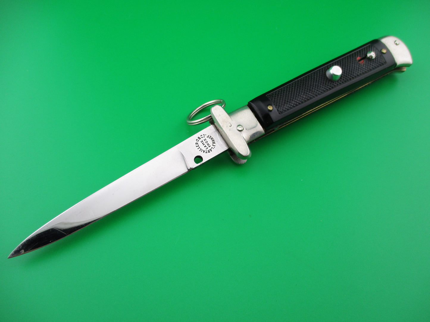 z CARTAILLER D&Co FRANCE LAME INOX 22cm Ring pull French automatic knife