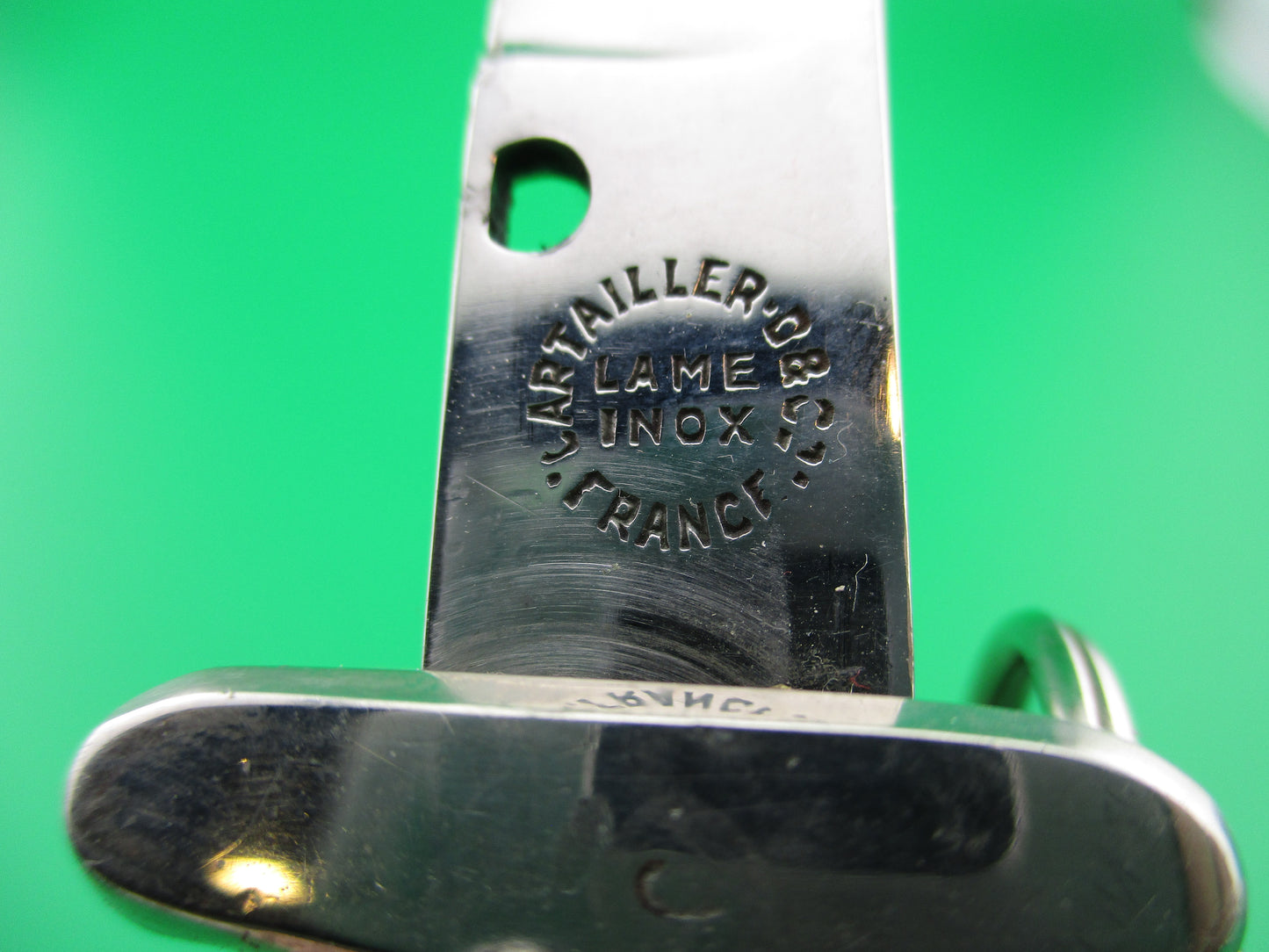 z CARTAILLER D&Co FRANCE LAME INOX 22cm Ring pull French automatic knife