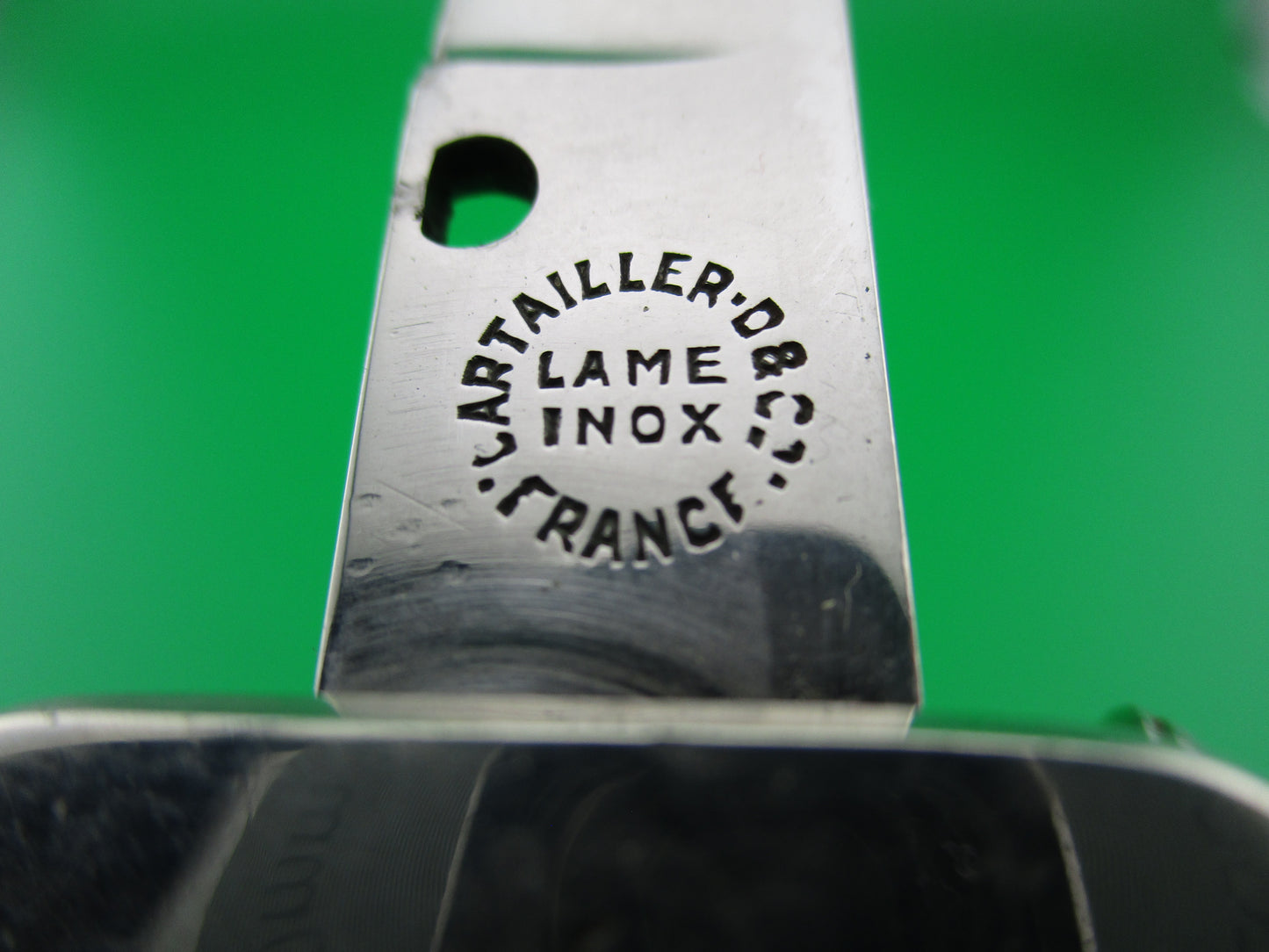 z CARTAILLER D&Co FRANCE LAME INOX 22cm Ring pull French automatic knife