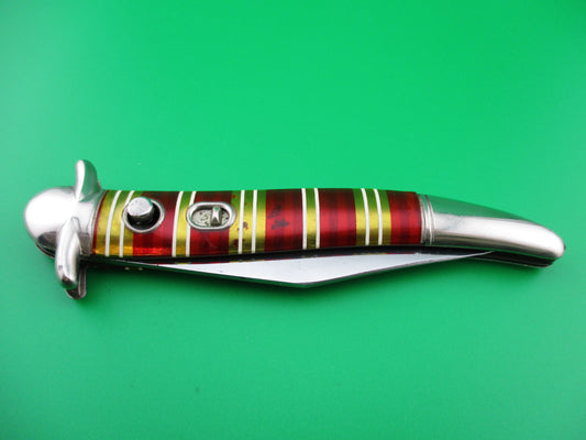 z Hammer Brand Imperial toothpick crossguard candystripe vintage switchblade