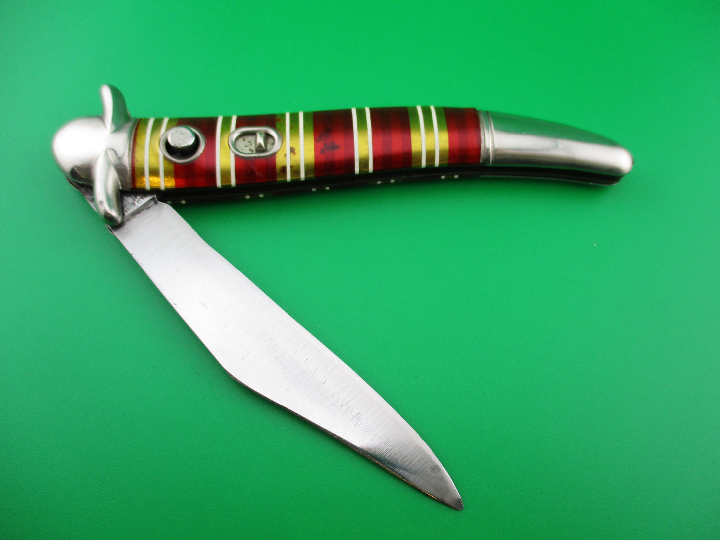 z Hammer Brand Imperial toothpick crossguard candystripe vintage switchblade
