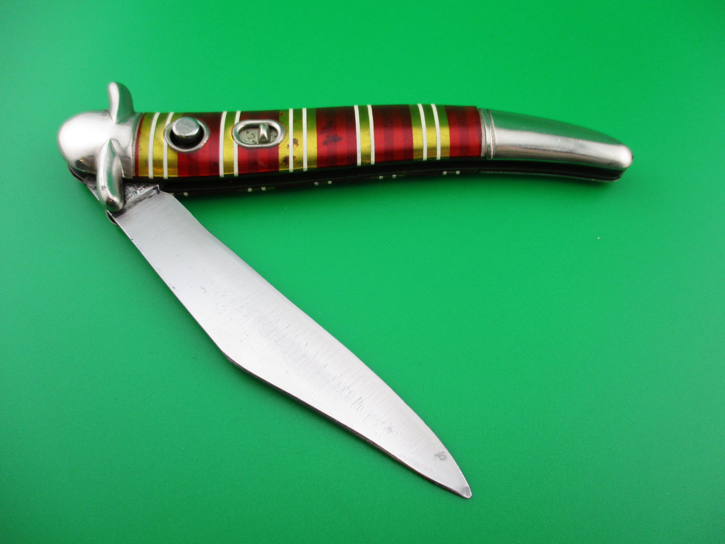 z Hammer Brand Imperial toothpick crossguard candystripe vintage switchblade