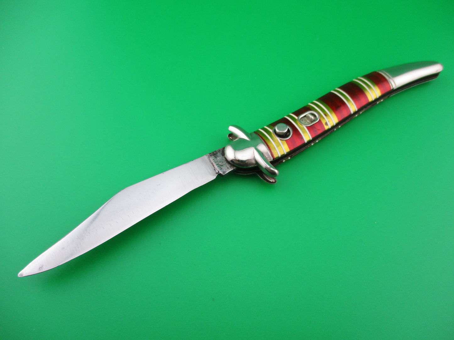 z Hammer Brand Imperial toothpick crossguard candystripe vintage switchblade