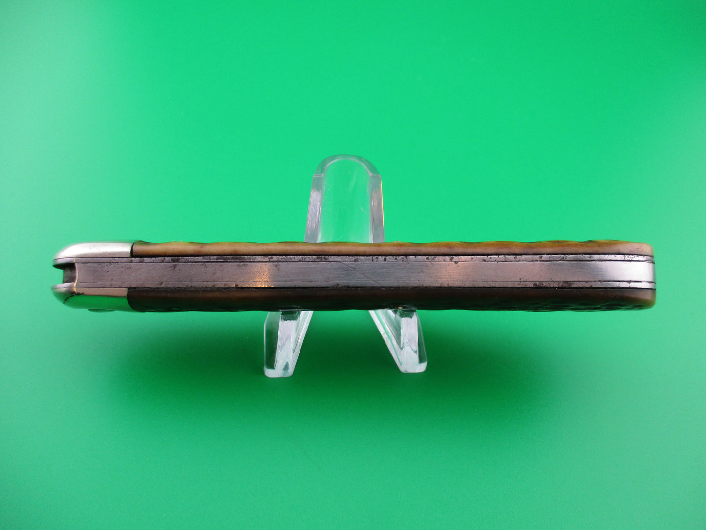 z Press Button Knife Co Invincible Picked bone knife