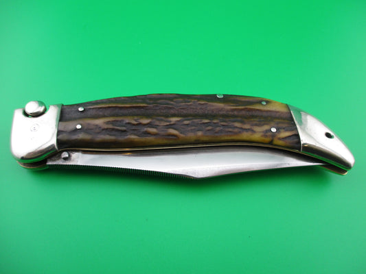 z KaBar Grizzly Stag Vintage Automatic knife