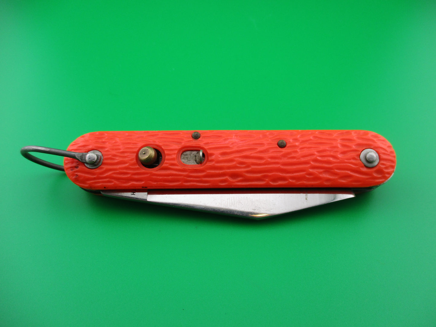 z Logan Smyth Venice FL Orange Paratrooper knife New Old Stock
