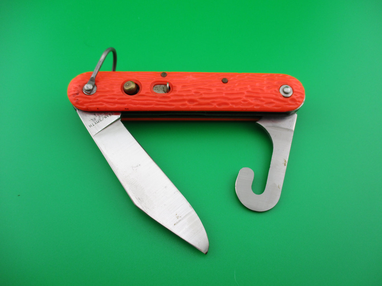 z Logan Smyth Venice FL Orange Paratrooper knife New Old Stock