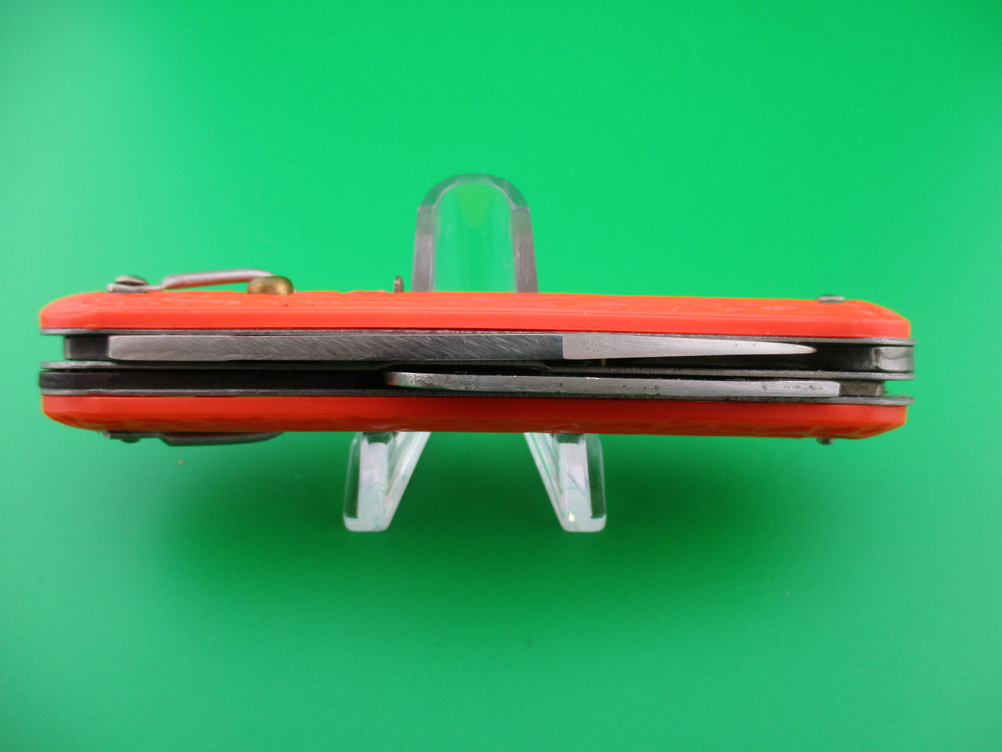 z Logan Smyth Venice FL Orange Paratrooper knife New Old Stock