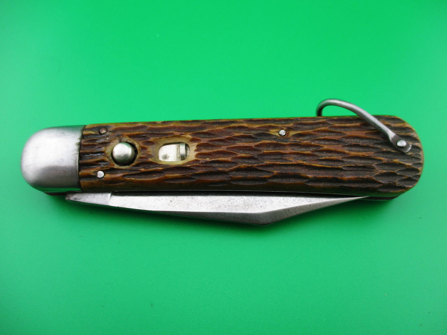 z SCHRADE CUT CO M2 Bone WWII Paratrooper Military issue switchblade knife