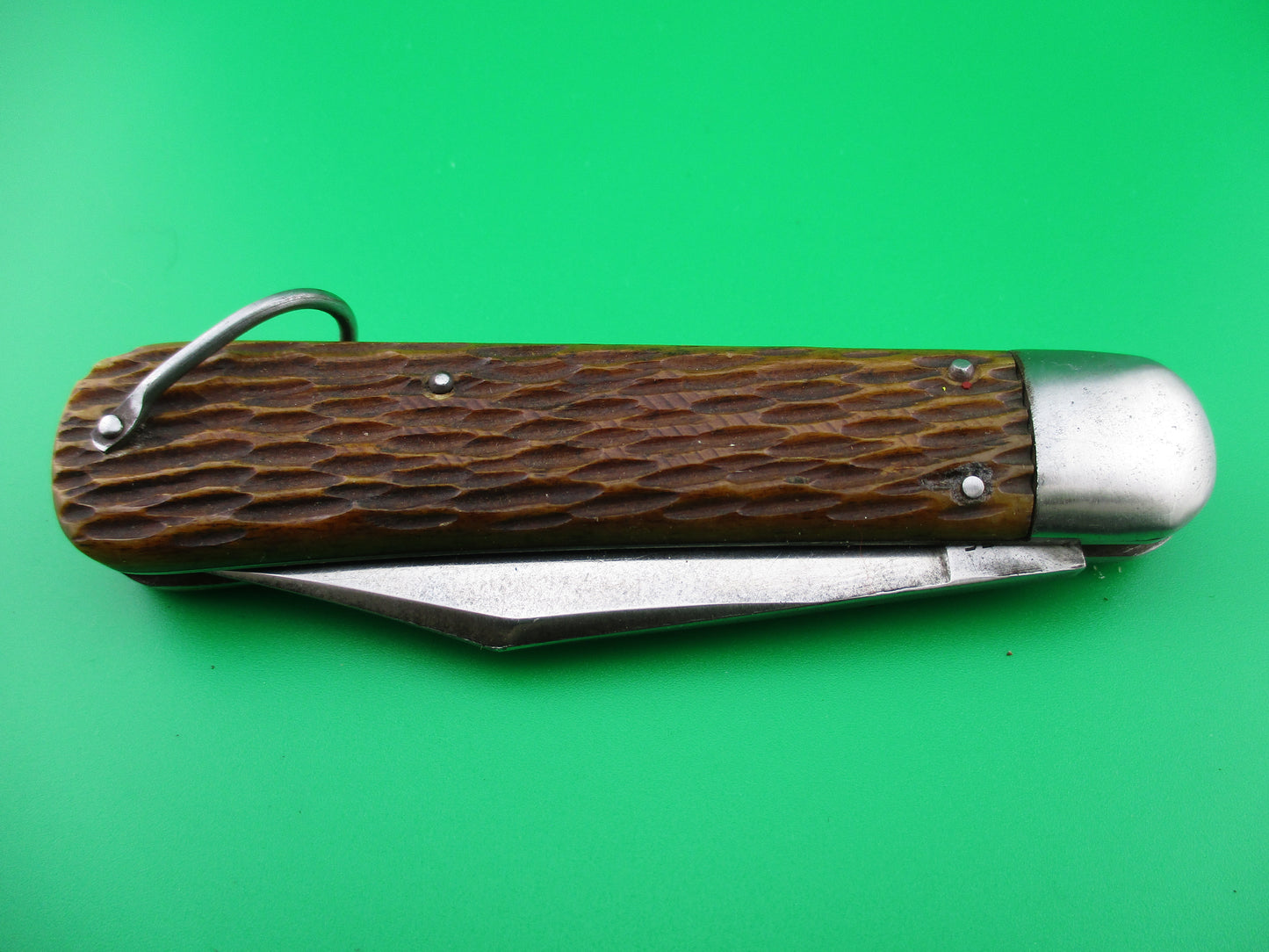 z SCHRADE CUT CO M2 Bone WWII Paratrooper Military issue switchblade knife