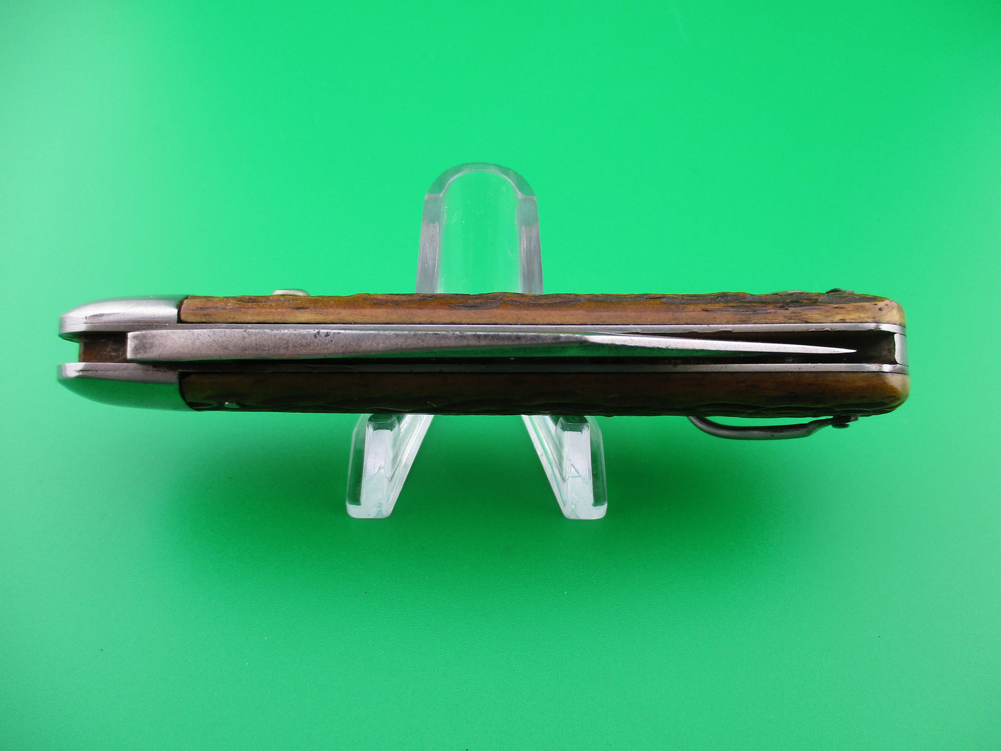 z SCHRADE CUT CO M2 Bone WWII Paratrooper Military issue switchblade knife