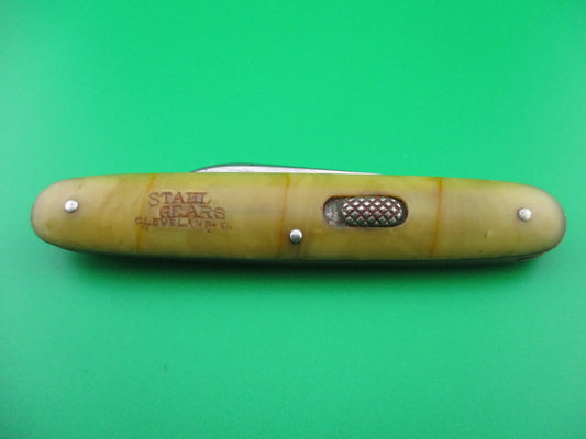 z Flylock Double Dreamsicle Stahl Gears advertising switchblade