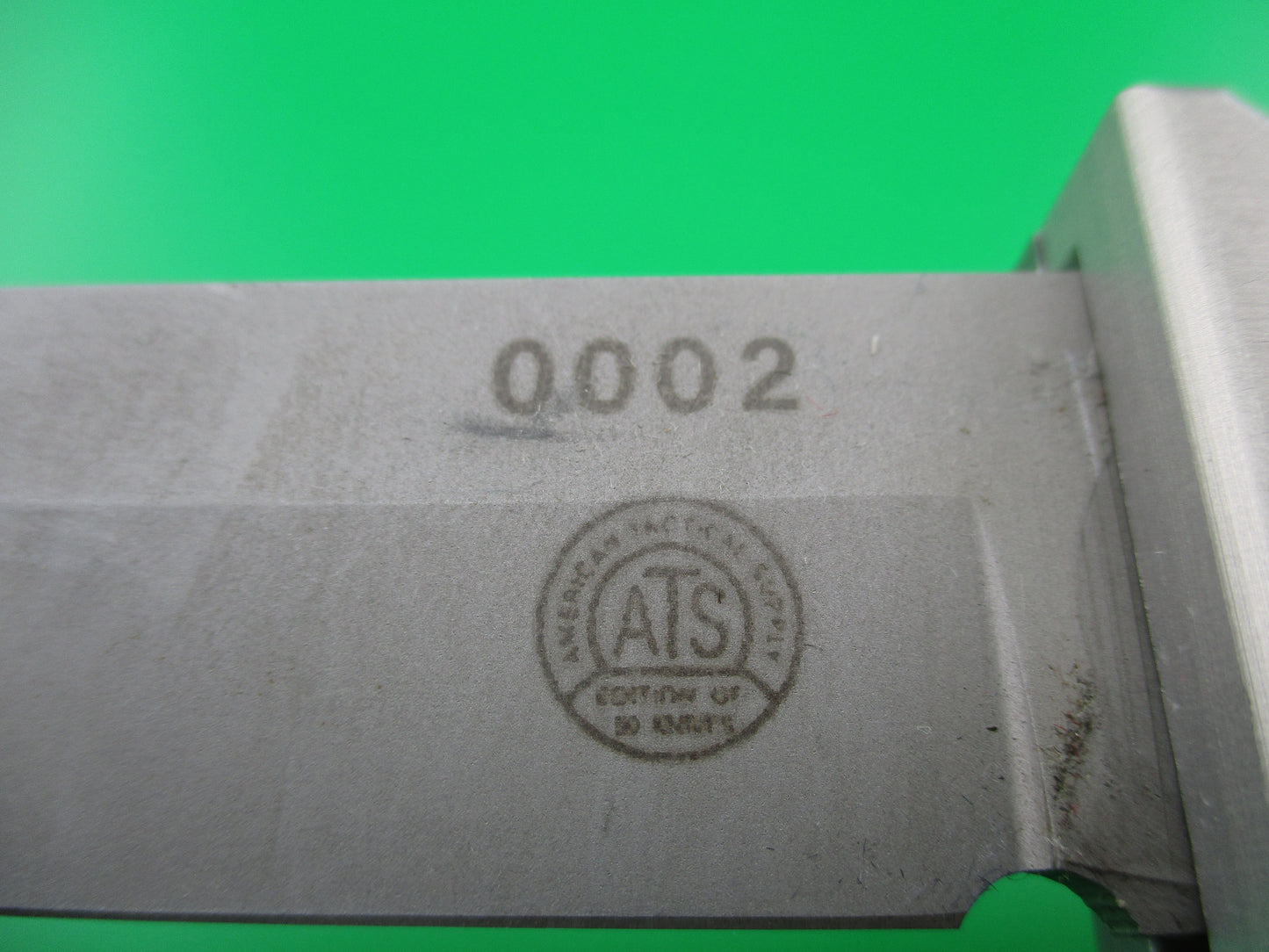 z American Tactical Supply Silver Aluminum Coil spring automatic knife