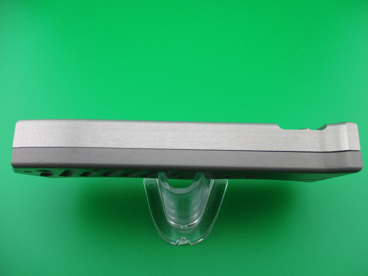 z American Tactical Supply Silver Aluminum Coil spring automatic knife
