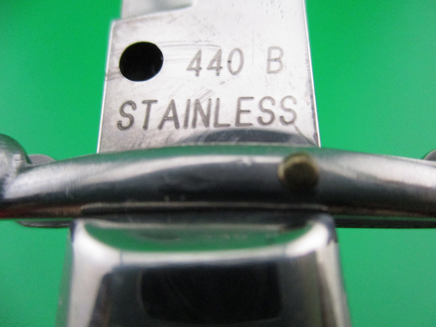 z Frank B Italian 11 inch Swing Guard Woodgrain Micarta switchblade knife