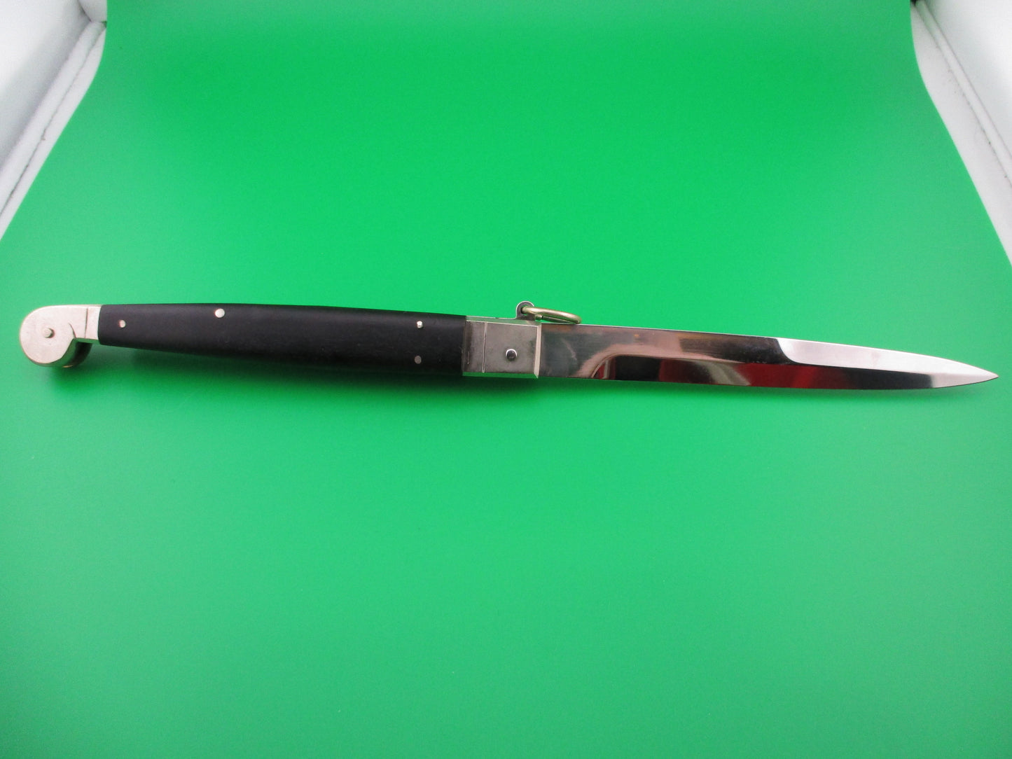 z AGA CAMPOLIN 30cm Sicilian Ring Pull Ebony automatic knife 2013