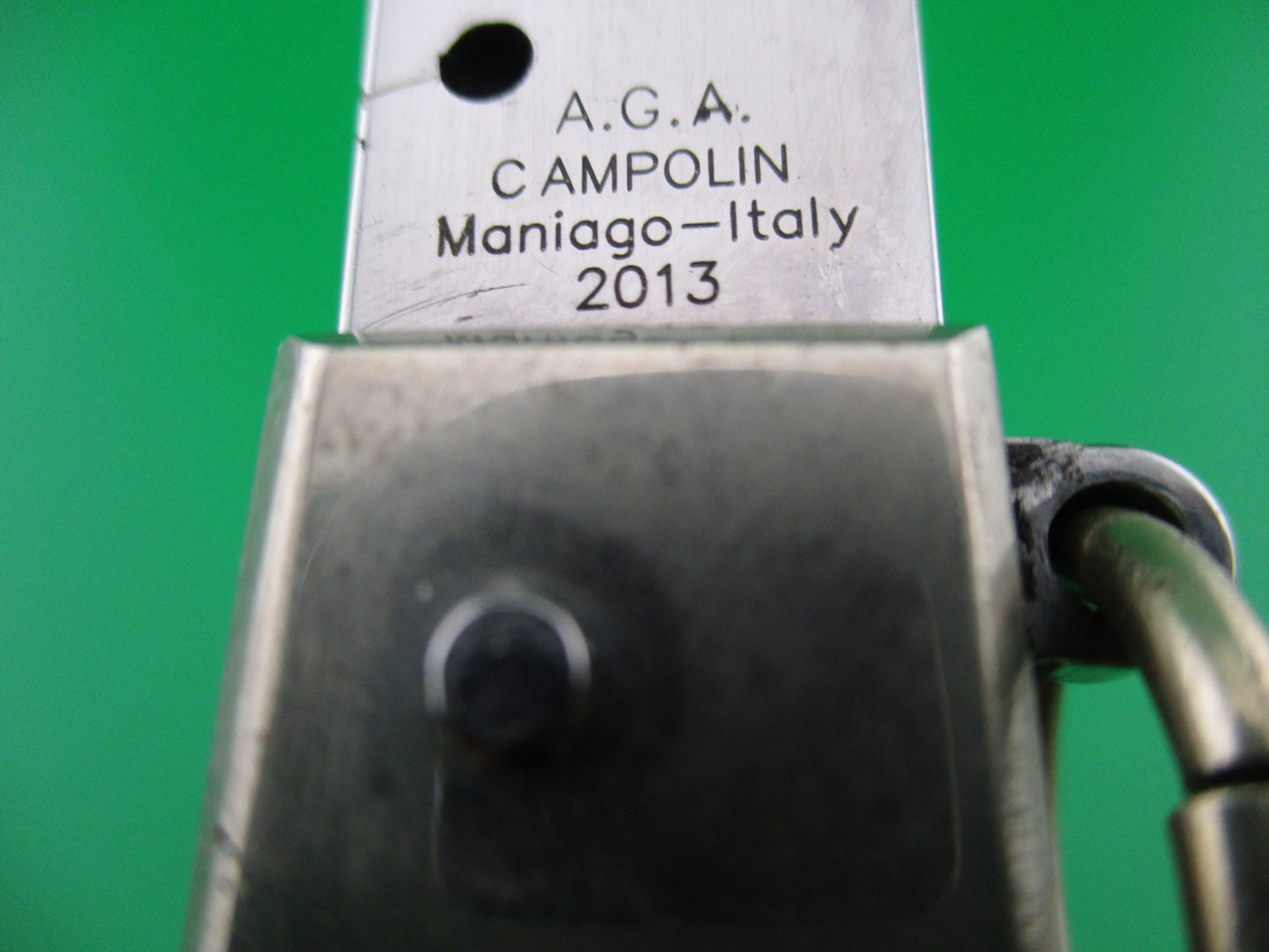 z AGA CAMPOLIN 30cm Sicilian Ring Pull Ebony automatic knife 2013