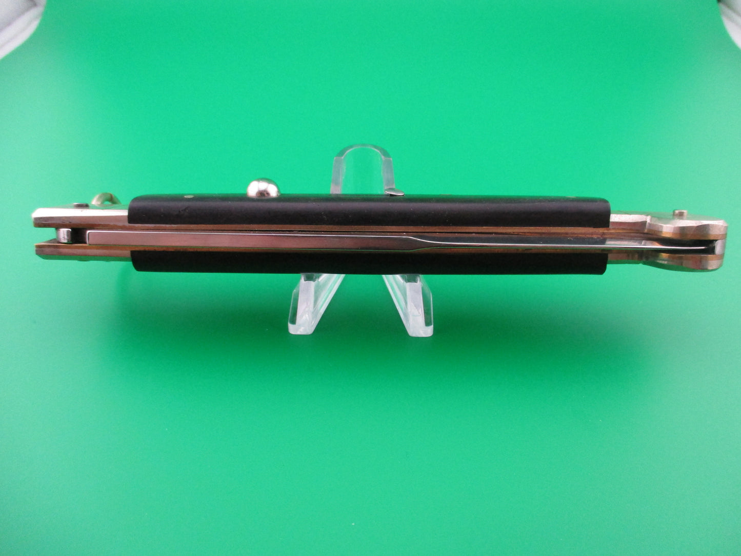 z AGA CAMPOLIN 30cm Sicilian Ring Pull Ebony automatic knife 2013