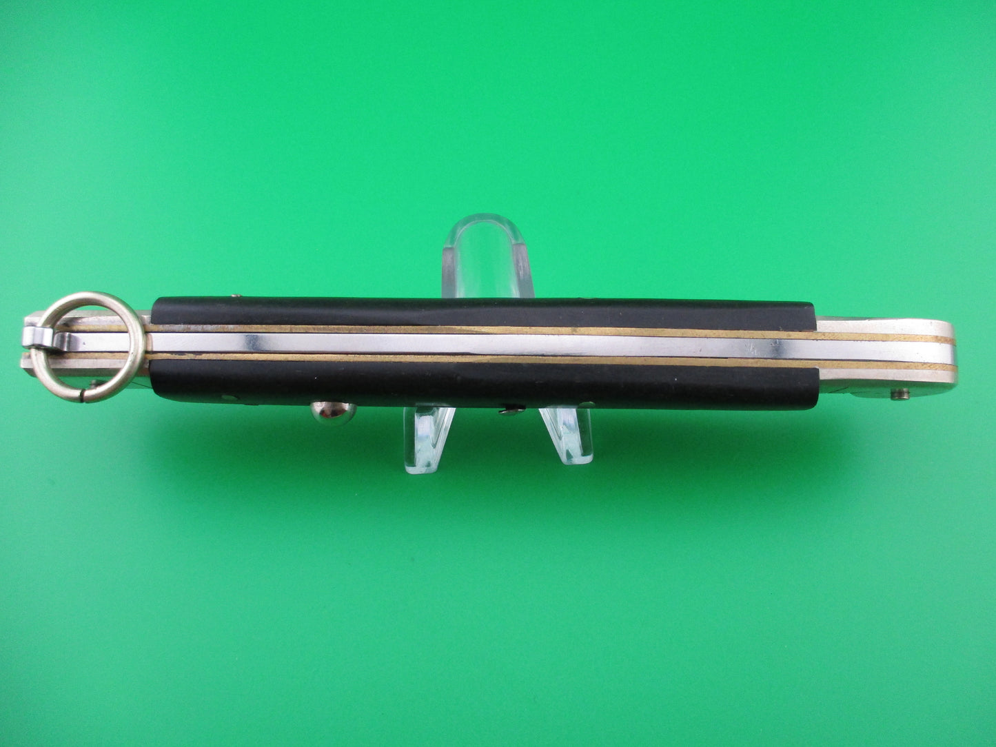z AGA CAMPOLIN 30cm Sicilian Ring Pull Ebony automatic knife 2013