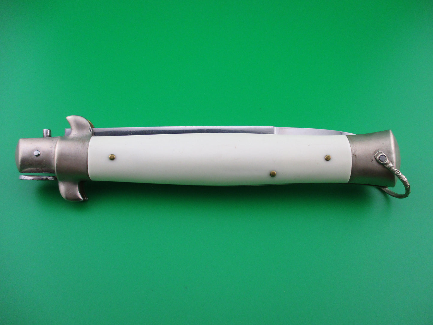 z STAINLESS STEEL 28cm Vintage Japanese White Picklock automatic knife.