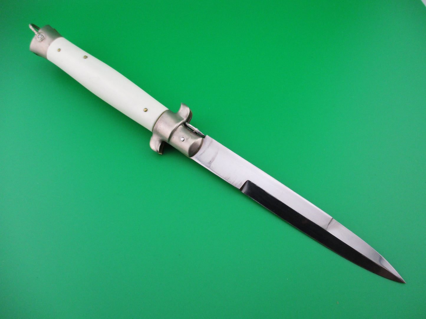 z STAINLESS STEEL 28cm Vintage Japanese White Picklock automatic knife.