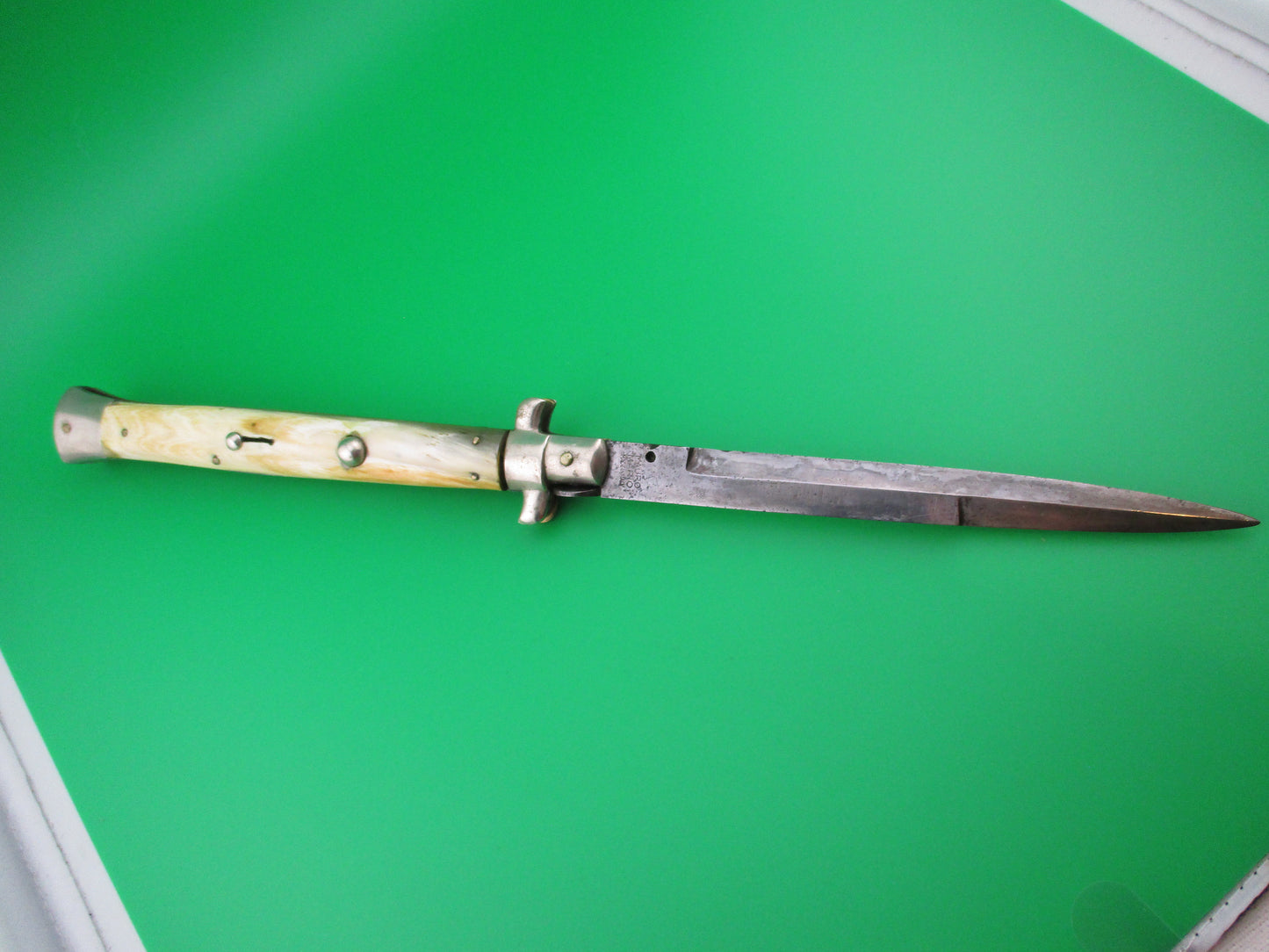MAURO MARIO 33cm Vintage Italian Picklock switchblade with light horn