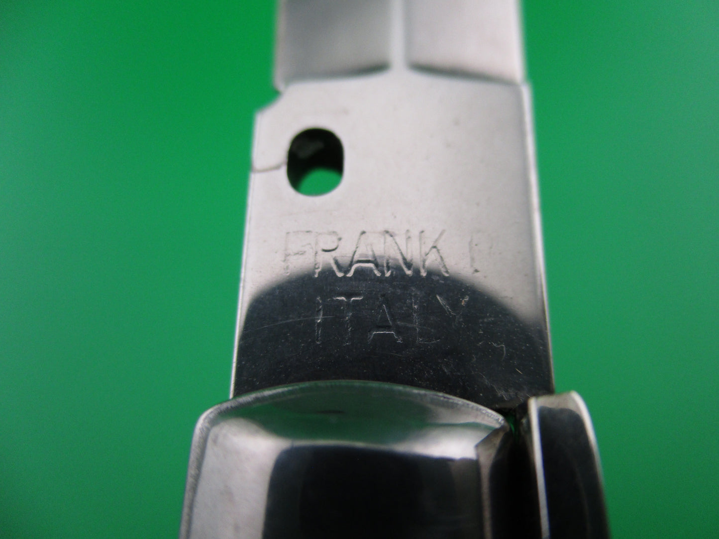 z Frank B 28cm Swivel bolster Snakewood Stiletto switchblade