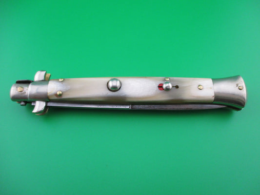 z CORICAMA 28cm Italian Vintage Picklock Red Dot switchblade knife