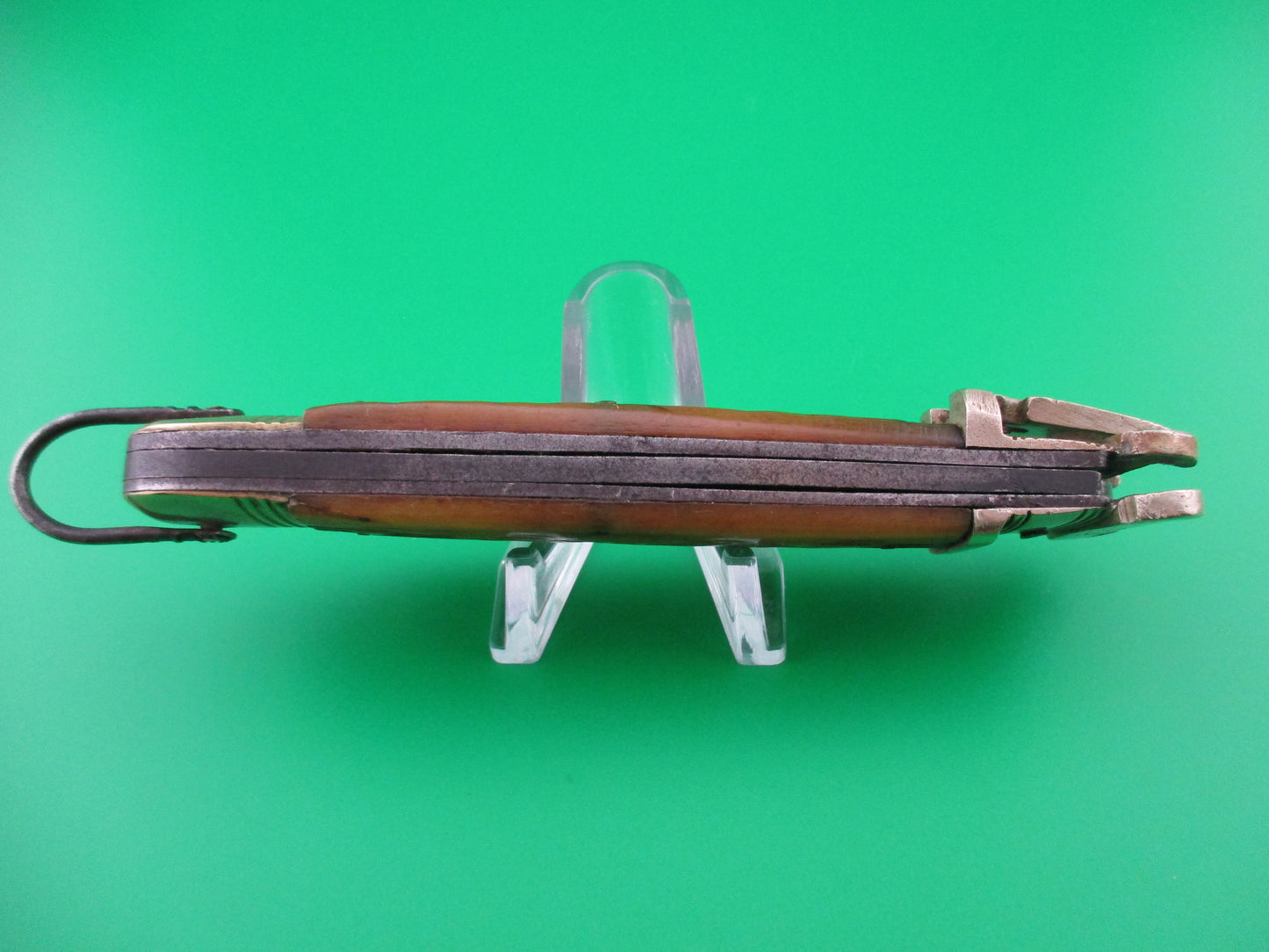 z BAZAR Vintage German Shell Puller Bone Lever switchblade knife