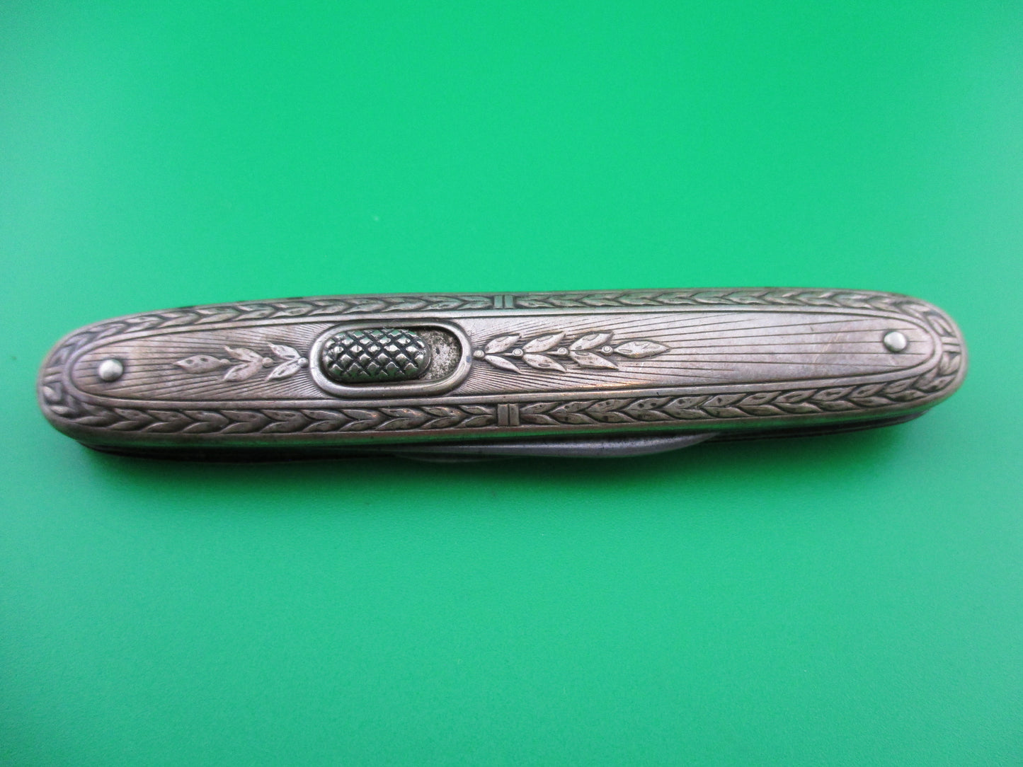 z Flylock Double Rare pattern Nickel Silver Etched Lehigh Steel Co