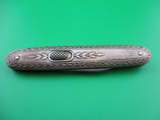 z Flylock Double Rare pattern Nickel Silver Etched Lehigh Steel Co