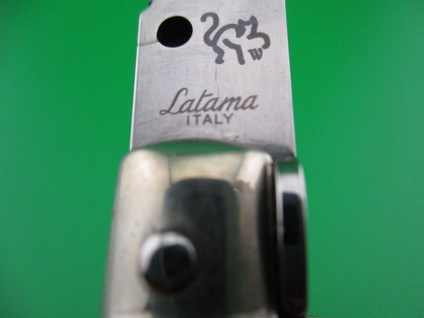 z LATAMA WALT'S 28cm Classic Brazilian Horn Dagger Grind switchblade knife