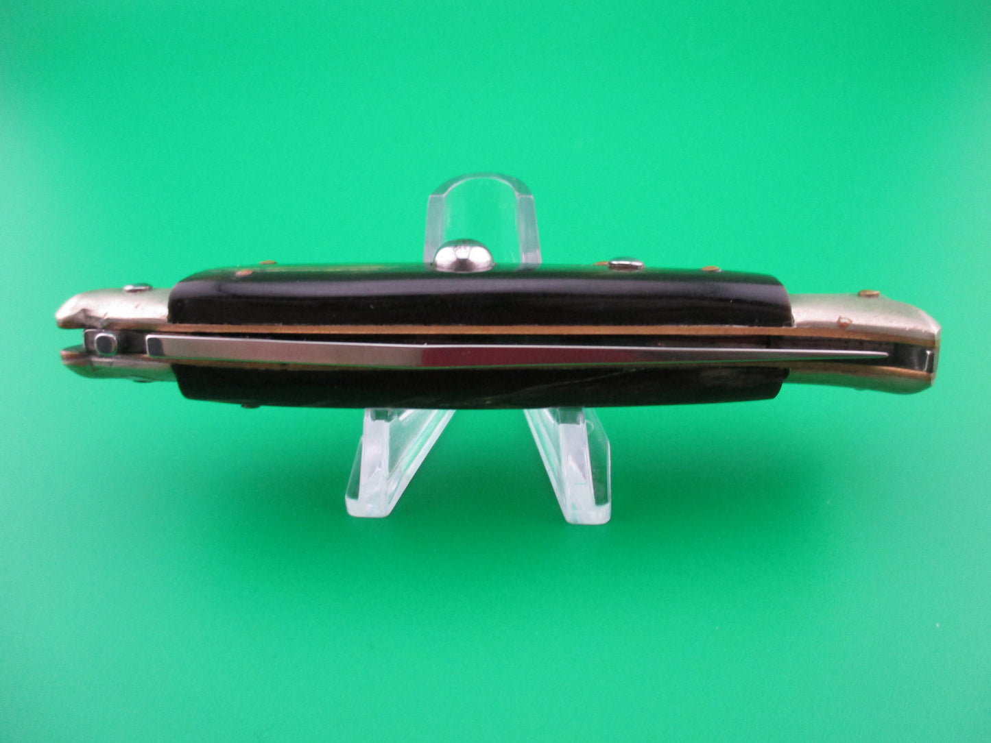 z Sterile 20cm Italian Fishtail Vintage Picklock Horn automatic knife