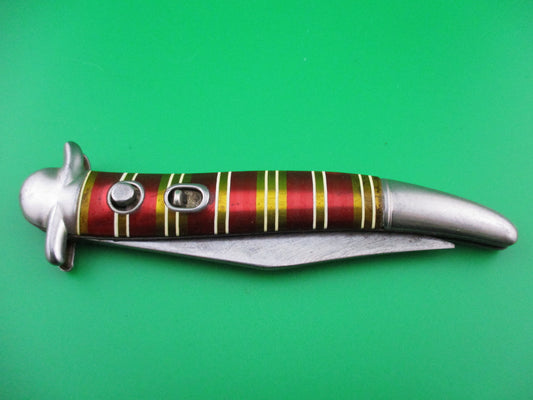 z IMPERIAL Toothpick Candystripe Crossguard fixed guard switchblade knife