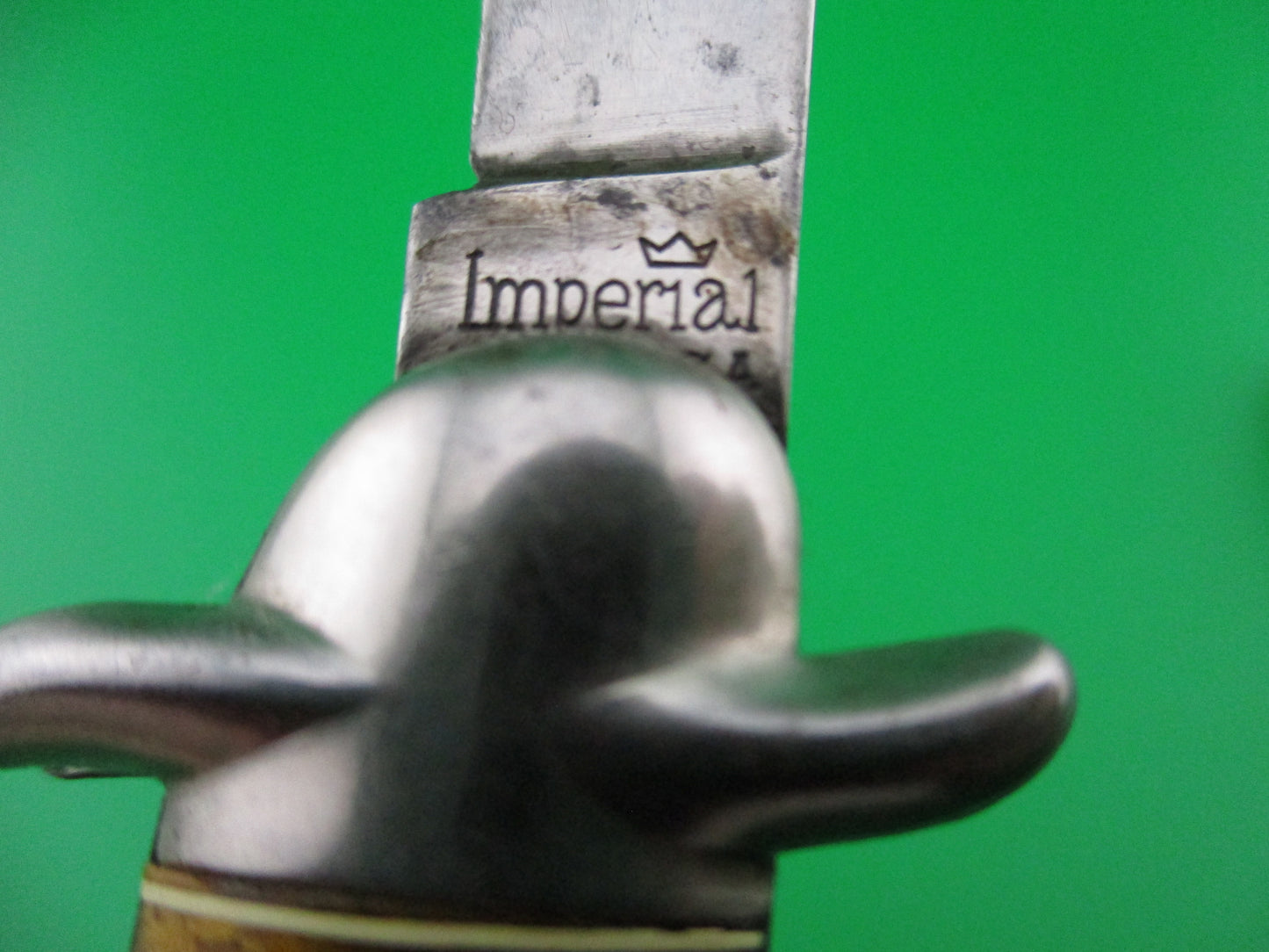 z IMPERIAL Toothpick Candystripe Crossguard fixed guard switchblade knife