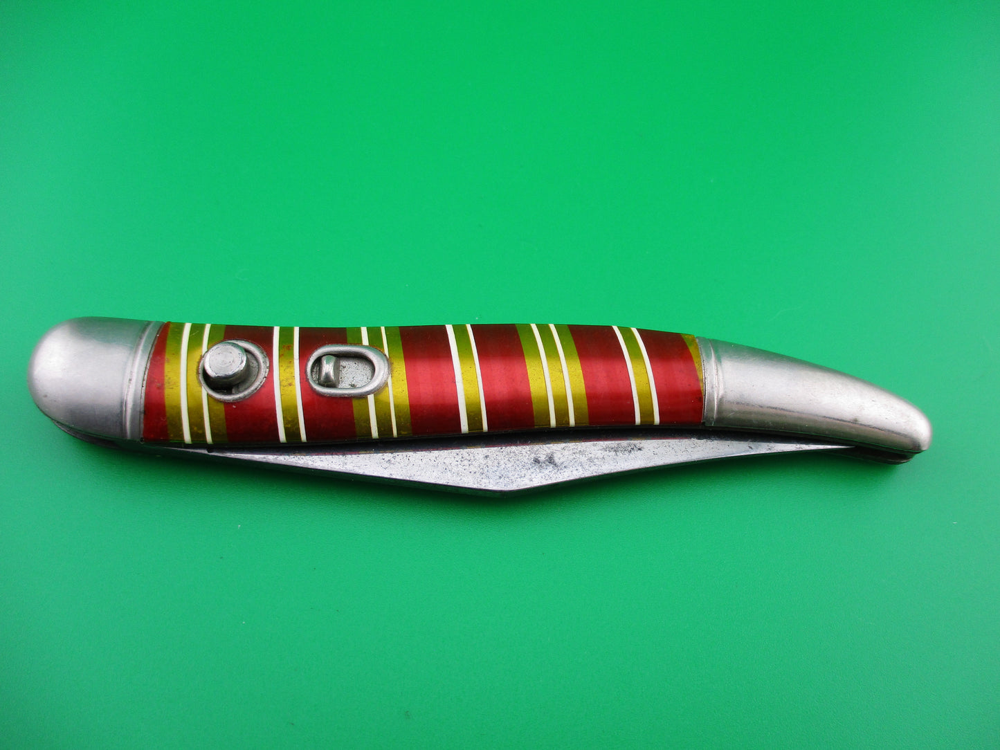z IMPERIAL Toothpick Candystripe Vintage switchblade knife