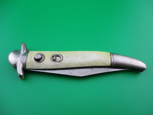 z Hammer Brand Imperial Toothpick Cracked Ice w/ finger guards switchblade